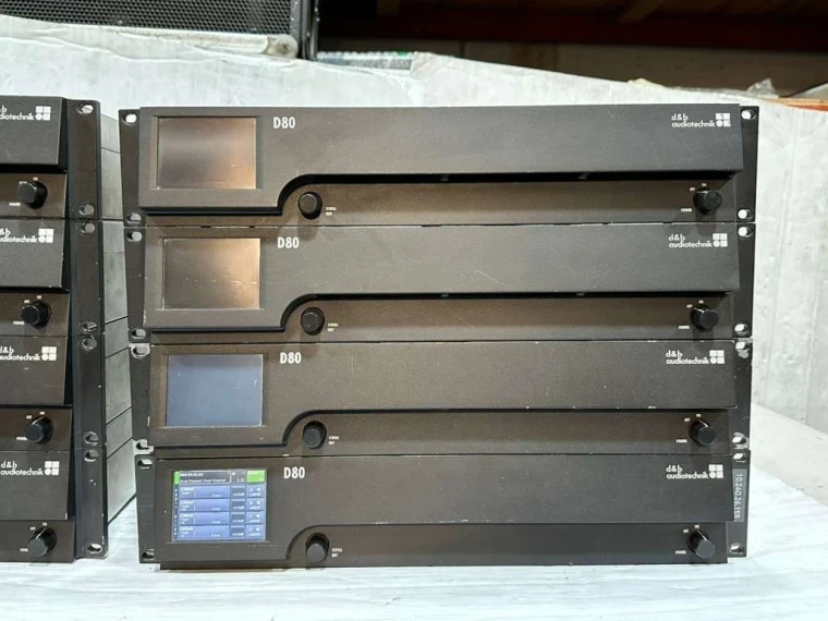 (4) D&B Audiotechnik D80 Power Amp (THS)