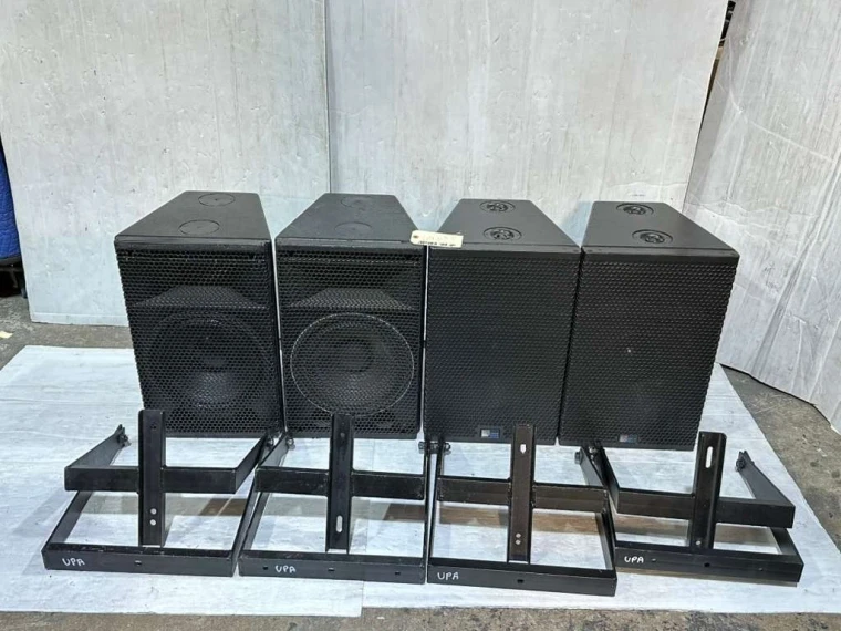 (4) Meyer Sound UPA-1P Compact Wide Coverage Loudspeaker W/Yokes # 6963T