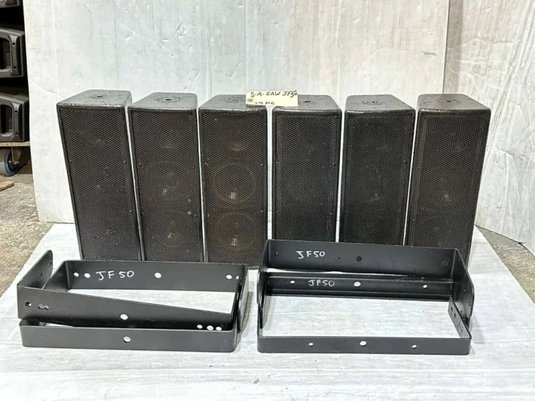 EAW JF50 2 WAY FULL RANGE LOUDSPEAKER W/ Yoke (lot of 6)