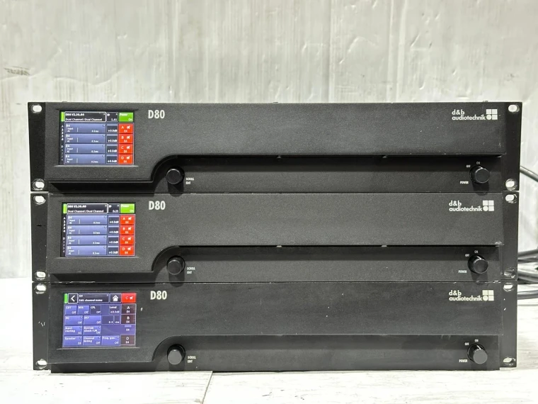 D&B Audiotechnik D80 Power Amp (Lot o 2)