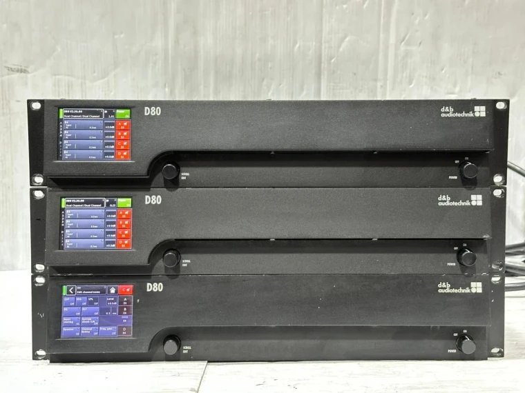 D&B Audiotechnik D80 Power Amp (Lot o 3)