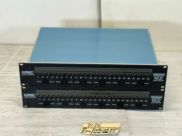WHIRLWIND QAI-24 24 CHANNEL AUDIO INJECTOR #7136 (One)