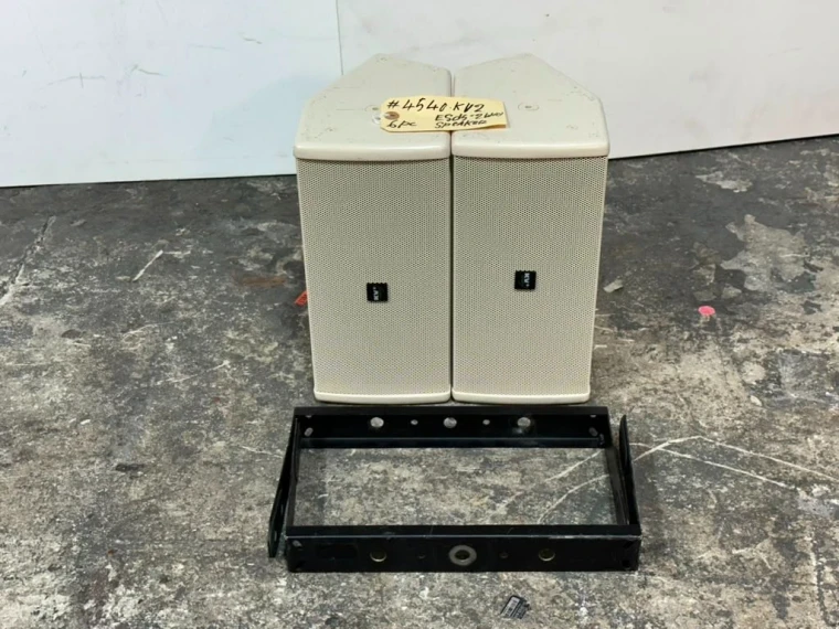 (2) KV2 Audio ESD5 Beige 5" 2-Way Passive Full Range Speaker W/ Yoke #4540