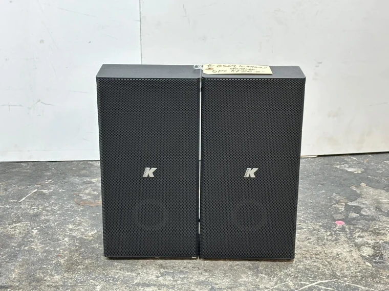 (2) K-ARRAY DOMINO-KF26 6" Passive Stainless Steel Full-Range Speaker #MS8569