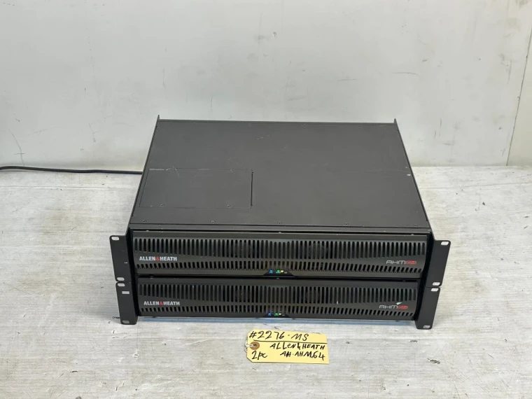 Allen & Heath AHM-64 64x64 Digital Audio Matrix Processor #MS2276 (One)