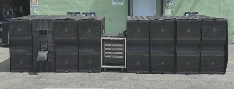 JBL VTX G28 Dual 18" 8000W Subwoofer (1) CROWN 12000HD AMP (LOT OF 8)