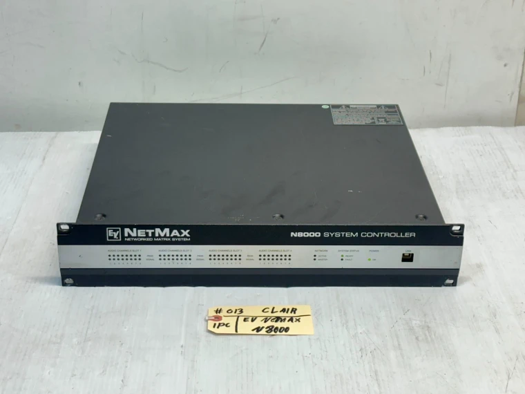 Electro-Voice NetMax N8000 Digital Audio Signal Processor Controller #013 (ONE)
