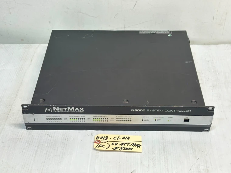 Electro-Voice NetMax N8000 Digital Matrix Processor Audio Controller #018(ONE)