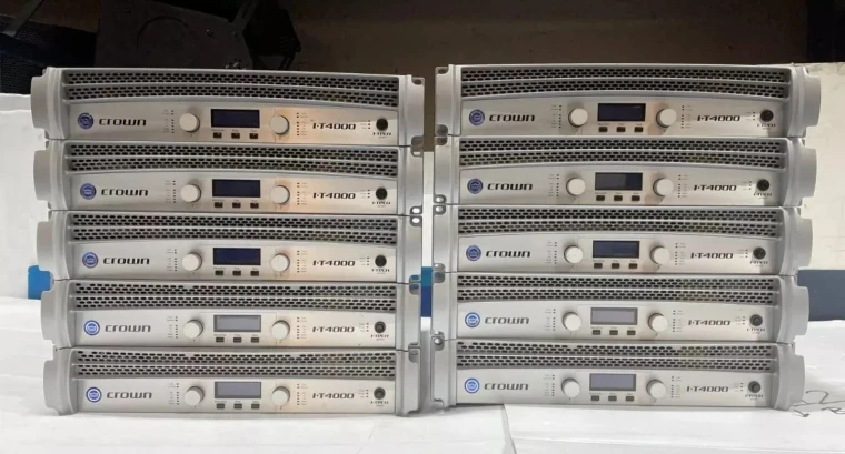 Crown I-Tech 4000 Power Amplifier (LOT OF 6)