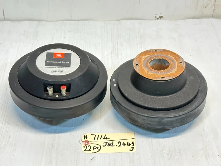 JBL 2445J 16Ω Compression Driver #7114 (LOT OF 2)