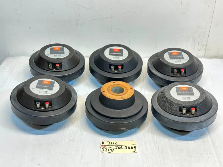 JBL 2445J 16Ω Compression Driver #7114 (LOT OF 6)