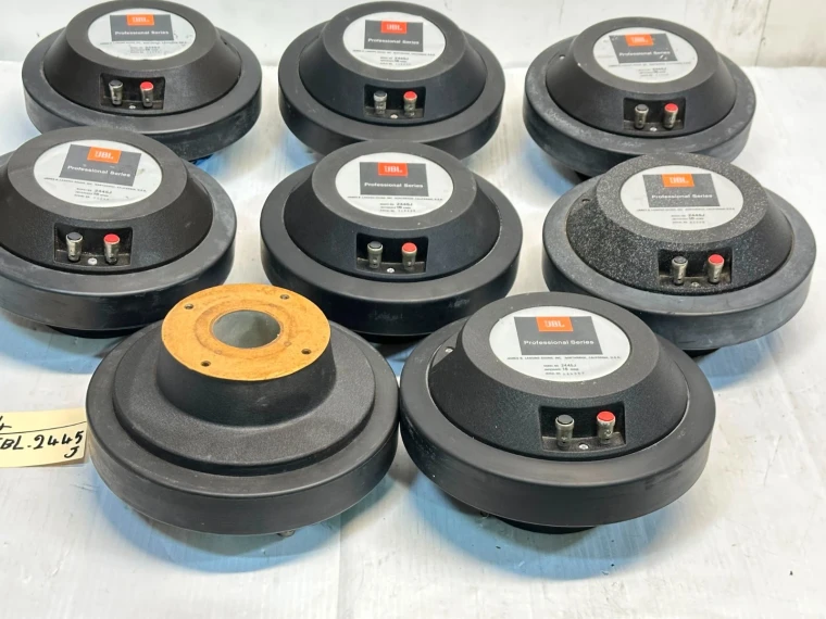 JBL 2445J 16Ω Compression Driver #7114 (LOT OF 8)