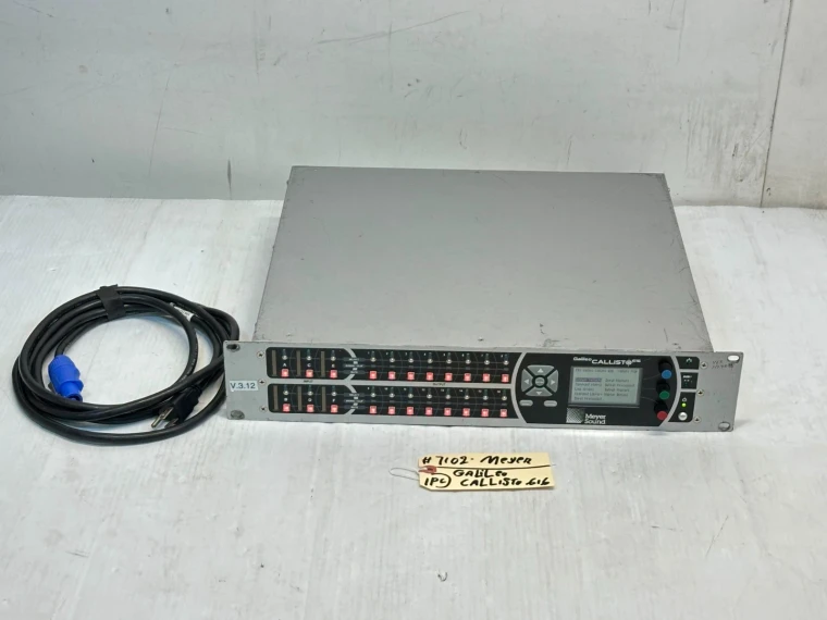 Meyer Sound Galileo 616 Callisto Loudspeaker Management System Processor #7102PG