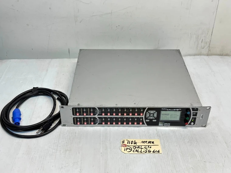 Meyer Sound Galileo 616 Callisto Loudspeaker Management System Processor #7104PG