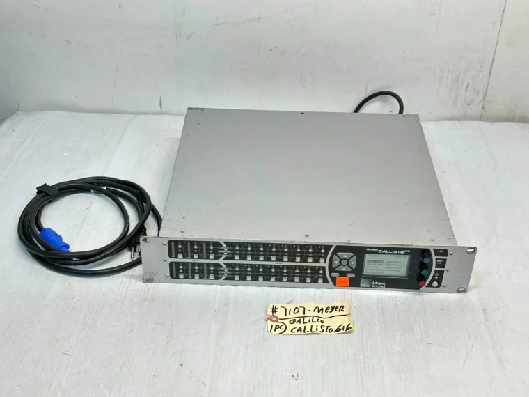 Meyer Sound Galileo 616 Callisto Loudspeaker Management System Processor #7107PG