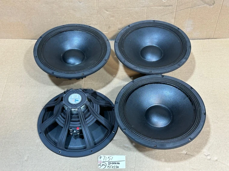 FAITALPRO 15FH520 15" 600W AES / 1200W MAX Woofer #7151 (LOT OF 4)