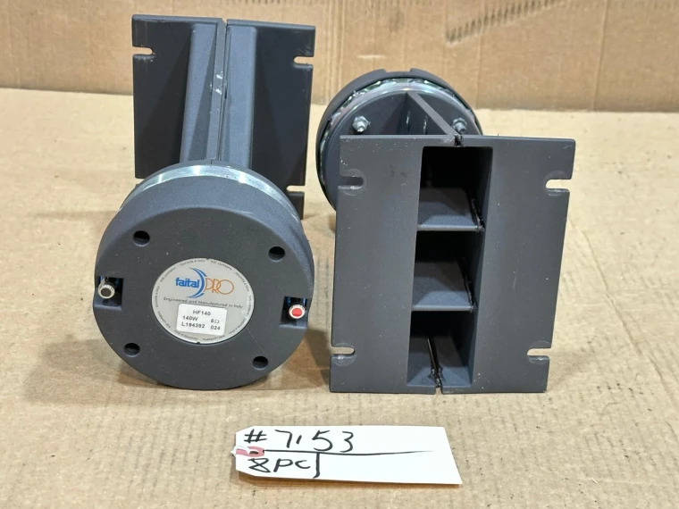 FAITALPRO HF140 1.4" 70W AES / 140W MAX Compression Driver #7153 (LOT OF 2)