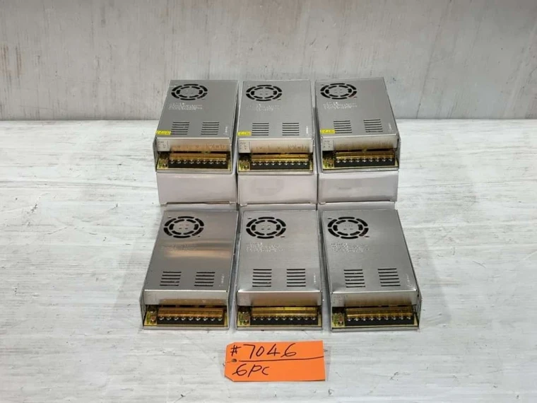 Power Supply Model S-300-5 AC 110/220V 50/60Hz Regulated DC 5V #7046 (Lot of 6)