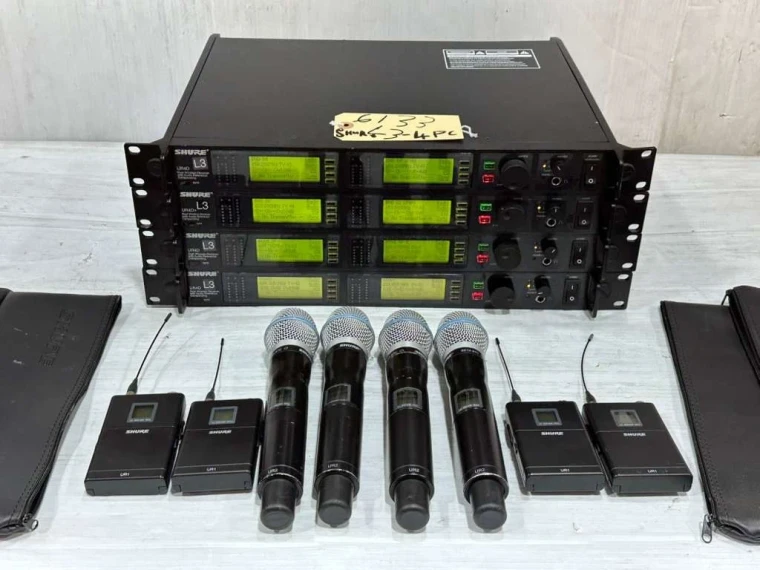 SHURE UR4D L3 638-698 MHZ MIC SYSTEM PACKAGE (#6133) (One)