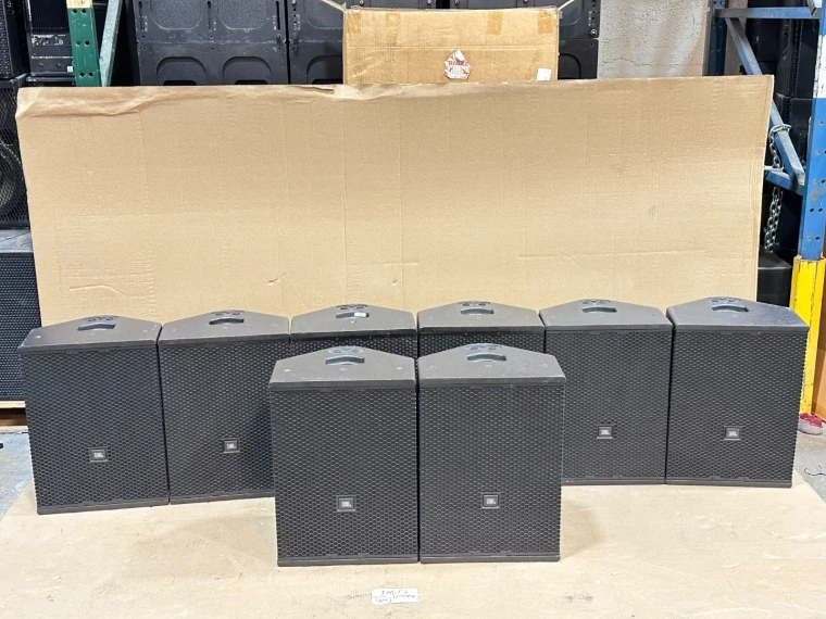 JBL VTX F12 12" Bi-Amplified 2-Way Professional Loudspeaker (LOT OF 8)