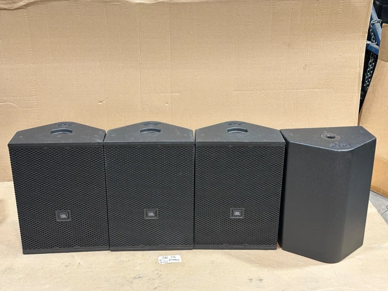 JBL VTX F15 15" Bi-Amplified 2-Way Professional Loudspeaker (LOT OF 4)