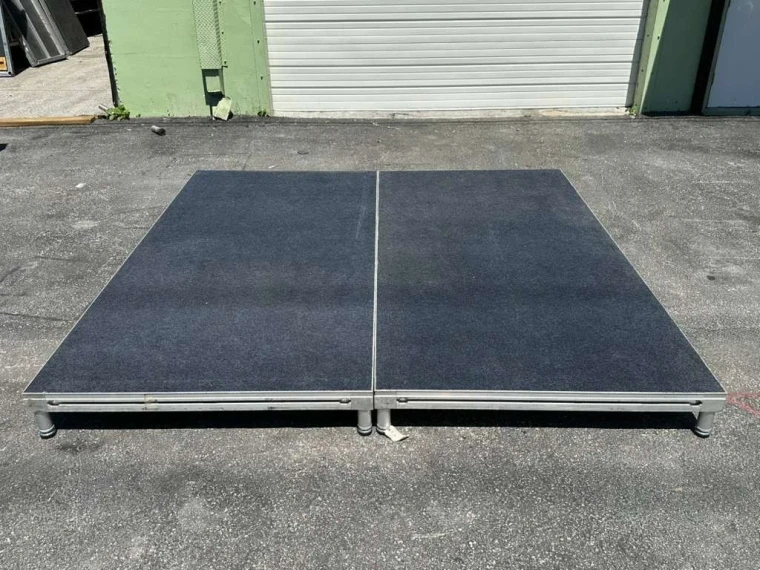 UNBRANDED 4X8FT CARPET STAGE DECK #2114 (FOR ONE ONLY)