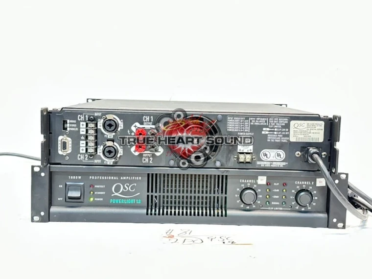 QSC PowerLight 1.8 Professional 2CH Power Amplifier #81 (One)
