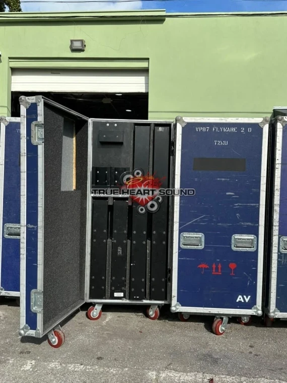 (2) JBL Vertec VT4887A-AF (2) VT4887A- SF Fly Frame W/ Rigging Case
