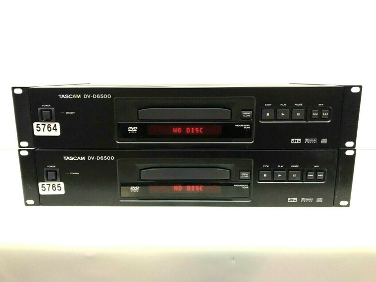 Tascam Dvd DV-D6500 Player -5764 -5765 (One)