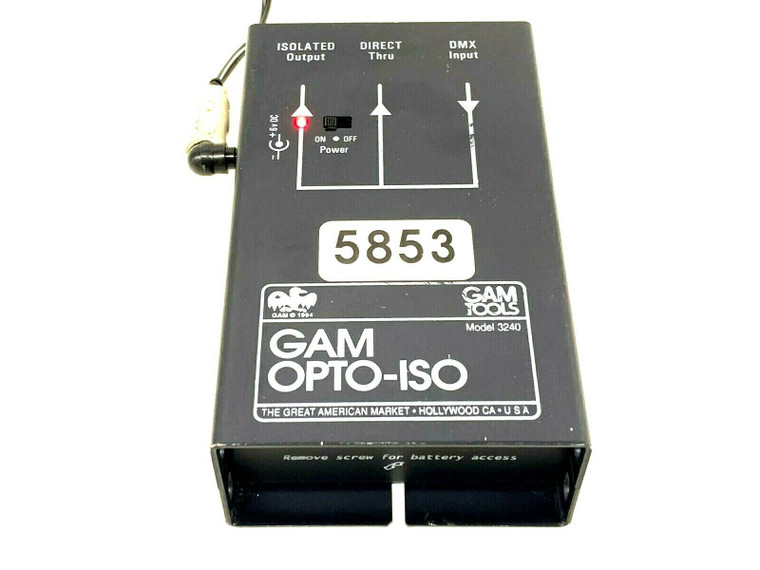 Gam Opto-Iso Optical Isolator Line Splitter -5853 (One)