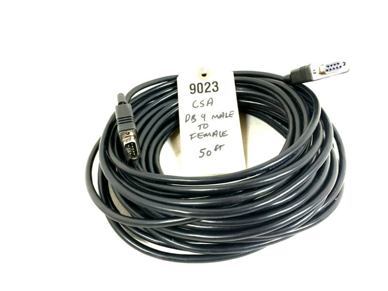 CSA DB9 Male to Female 50' Cable -9023 (One)