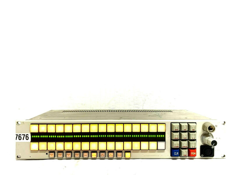 Telex KP98-7 Intercom System Control Panel -7655 -7676 -7677 (One)
