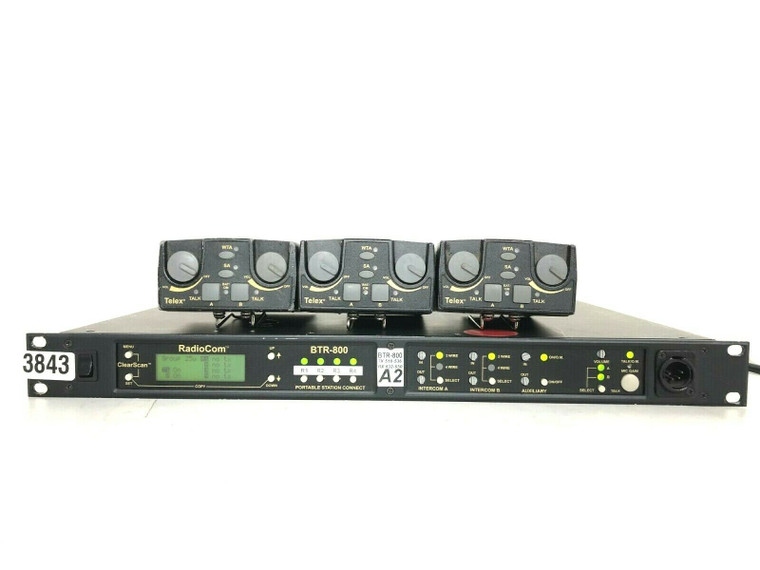 BTR800/TR825 Radio Com A2 Belt Pack Mic System (One) -3843