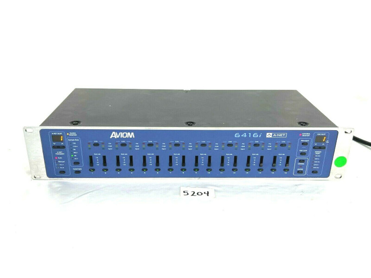 Aviom 6416i Input Module A Net Line level (One) -5204