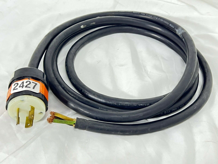 Levitor 8ft Nema  L6-20 To Raw End Power Cable (One) -2427