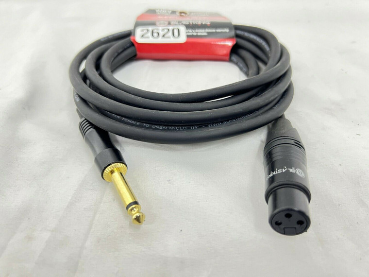 Blast King Elite 10ft CXLRQU-10 XLR (F) to ¼" Audio Cable (One) -2620