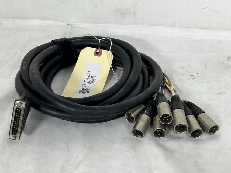 Unbranded 25 Pin To X8 (F) XLR 3 Pin PM5D 12FT Cable -0071 (One)