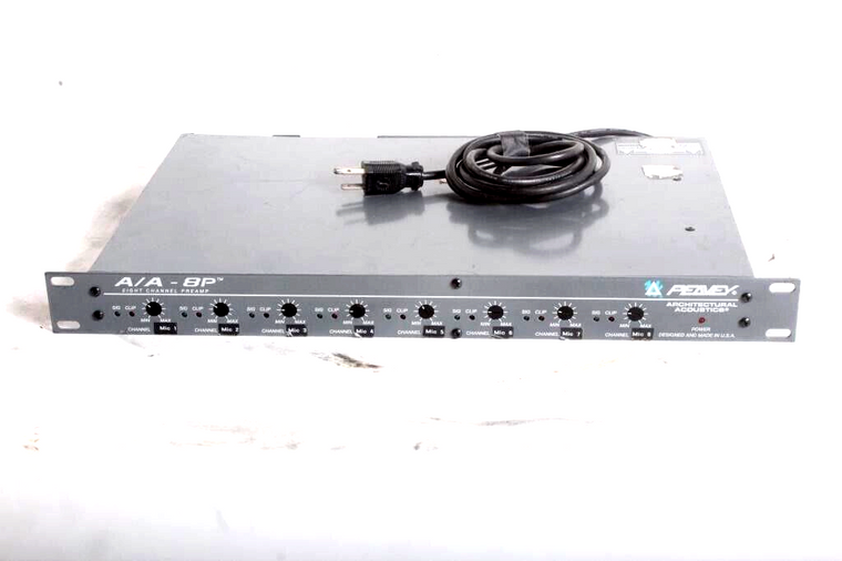 Peavey Architectural Acoustics A/A-8P 8 Channel Preamp -1075 (One)