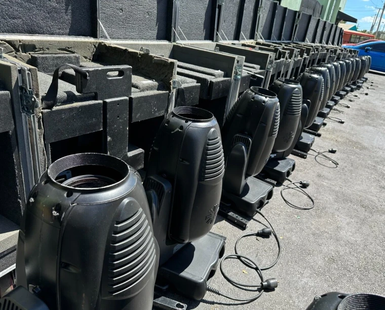 Vari*Lite VL3000 Moving Head Spot Fixture W/No Case (LOT OF 6)