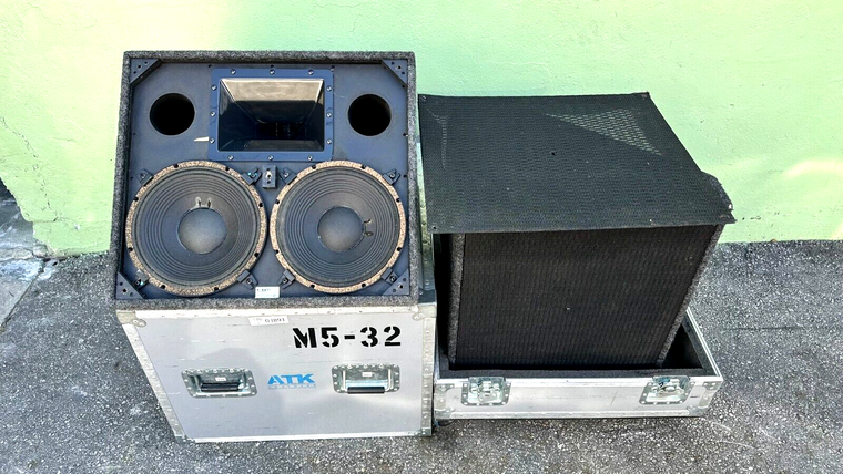 McCauley Audiotek M6 Stage Monitor W/McCauley 6000 Spkr & JBL2446J Horn (Pair)