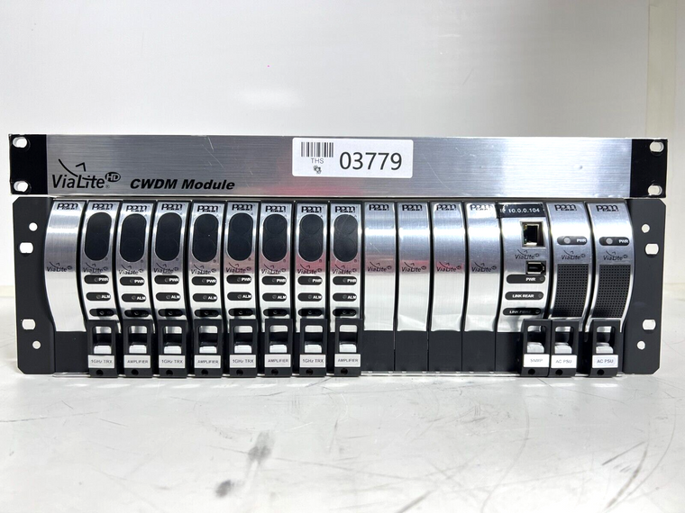 Via Lite CWDM Module 3U Rack Chassis -03779 (One)