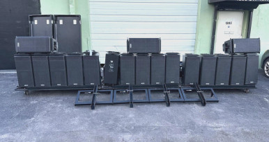 NEXO GEO S1210 LINE ARRAY SPEAKERS W/CASE/FLY FRAME (LOT OF 18) - True ...