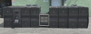 8) JBL VTX G28 Dual 18