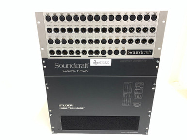 Soundcraft Local Rack W/Breakout Box W/Power Cord -030220 (One