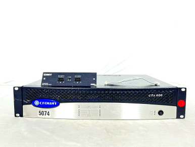 Crown CTS 600 2 Channel Power Amp For Parts/Not Working