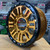 Can am x3  Beadlock Wheel gold and black