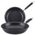 Anolon Advanced Home Hard-Anodized Nonstick Skillets (2 Piece Set- 10.25-Inch & 12.75-Inch, Onyx)