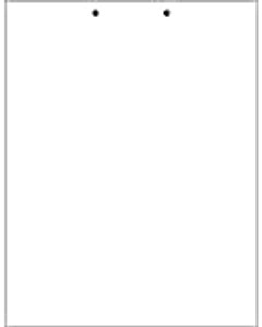 Prepunched Paper 2 Hole Top Punch 8.5 x 11, 92 Bright, 20 LB. 80 Cartons - 2500 Sheets per Carton