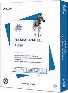 Hammermill Printer Paper, Tidal, 8.5 x 11, 20 lb. 92 Bright, 1 Ream - 500 Sheets