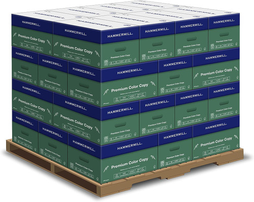 Hammermill Printer Paper, Premium Color Copy, 8.5 x 11, 28 lb. 100 Bright, 4,000 Sheets/Case, 32 Cases - 128,000 Sheets